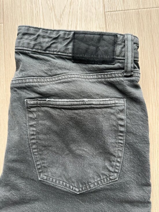 American Eagle EasyFlex +TENCEL™ Fibers Slim Straight Jean Stone Gray 34x32 - Picture 16 of 16